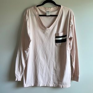 PINK Victoria’s Secret Long Sleeve T-Shirt Size Medium